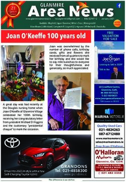 Joan O'Keeffe 100 years old - Glanmire Area News