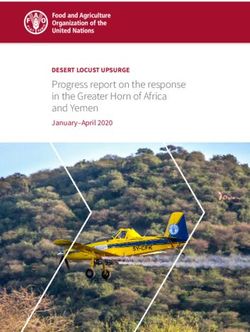 Progress report on the response in the Greater Horn of Africa and Yemen - DESERT LOCUST UPSURGE - ReliefWeb