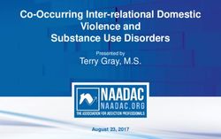 Co-Occurring Inter-relational Domestic Violence and Substance Use Disorders - Terry Gray, M.S - Naadac
