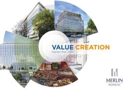 VALUE CREATION September 2019 - Merlin Properties