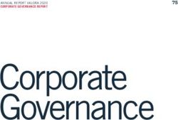 Corporate Governance - Valora