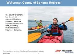 The County of Sonoma has chosen for your consideration: An AARP Medicare Supplement Insurance Plan, insured by United Healthcare Insurance Company.