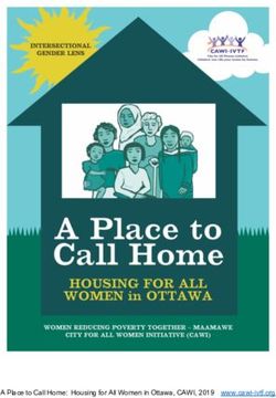 A Place to Call Home: Housing for All Women in Ottawa, CAWI, 2019 www.cawi-ivtf.org