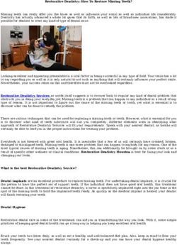 Restorative Dentistry: How To Restore Missing Teeth?