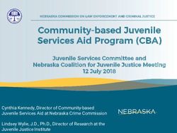 Community-based Juvenile Services Aid Program (CBA)