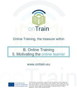 B. Online Training 5. Motivating the online learner