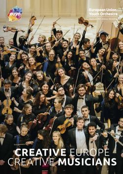 CREATIVE EUROPE CREATIVE MUSICIANS