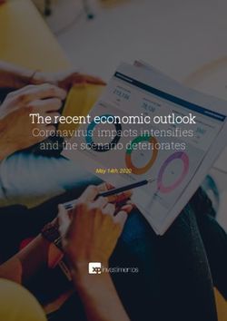 The recent economic outlook - Coronavirus' impacts intensifies and the scenario deteriorates - Amazon AWS