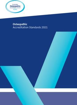 Osteopathic Accreditation Standards 2021