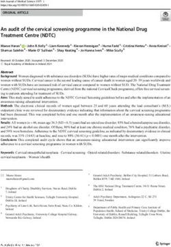 An audit of the cervical screening programme in the National Drug Treatment Centre (NDTC) - TARA