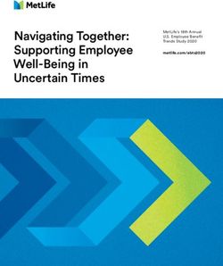 Navigating Together: Supporting Employee Well-Being in Uncertain Times - metlife.com/ebts2020
