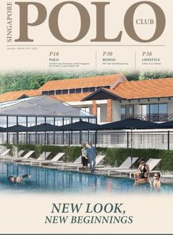 NEW LOOK, NEW BEGINNINGS - CLUB - Singapore Polo Club