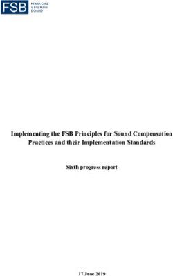 Implementing the FSB Principles for Sound Compensation Practices and their Implementation Standards Sixth progress report
