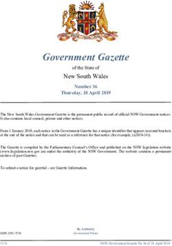 Government Gazette - reglii
