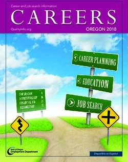 CAREERS OREGON 2018 QualityInfo.org