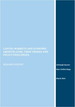 CAPITAL MARKETS AND ECONOMIC GROWTH: LONG- TERM TRENDS AND POLICY CHALLENGES