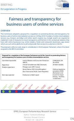 Fairness and transparency for business users of online services