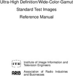 Ultra-High Definition/Wide-Color-Gamut Standard Test Images Reference Manual - Institute of Image Information and Television Engineers Association ...