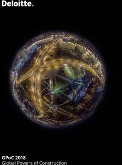 GPOC 2018 GLOBAL POWERS OF CONSTRUCTION - DELOITTE