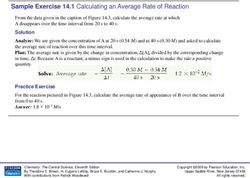 Sample Exercise 14.1 Calculating an Average Rate of Reaction