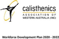 Workforce Development Plan 2020 2022