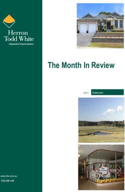 The Month In Review - www.htw.com.au 1300 880 489 - Home Sweet Loans