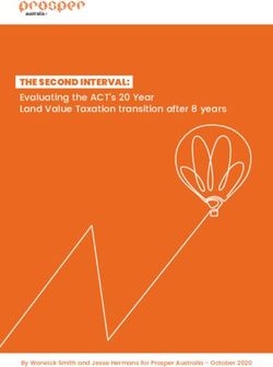 THE SECOND INTERVAL: Evaluating the ACT's 20 Year Land Value Taxation transition after 8 years - Prosper Australia
