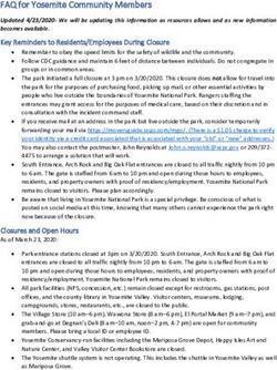 FAQ for Yosemite Community Members - Yosemite Site