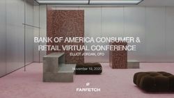 BANK OF AMERICA CONSUMER & RETAIL VIRTUAL CONFERENCE - ELLIOT JORDAN, CFO November 19, 2020