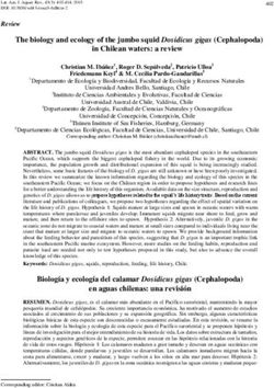 The biology and ecology of the jumbo squid Dosidicus gigas (Cephalopoda) in Chilean waters: a review