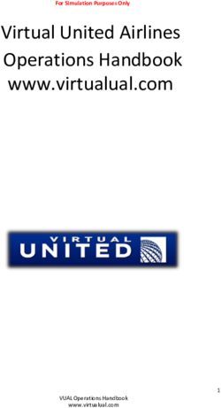 Virtual United Airlines Operations Handbook www.virtualual.com - For Simulation Purposes Only
