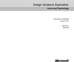 Design Guidance Exploration - Icons and Symbology