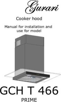 GCH T 466 - Cooker hood Manual for installation and use for model - Gurari