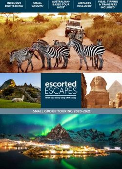 SMALL GROUP TOURING 2020-2021 - AUSTRALIAN-BASED TOUR VISAS, TIPPING & TRANSFERS - Escorted Escapes