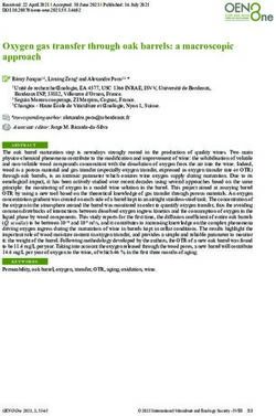Oxygen gas transfer through oak barrels: a macroscopic approach - OENO One