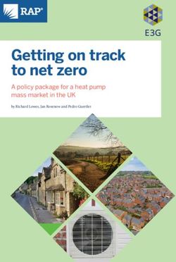 Getting on track to net zero - A policy package for a heat pump mass market in the UK