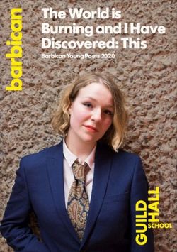 The World is Burning and I Have Discovered: This - Barbican Young Poets 2020