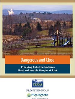 Dangerous and Close Fracking Puts the Nation's Most Vulnerable People at Risk - Environment Texas