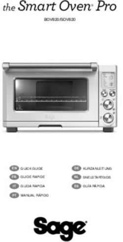 The Smart Oven Pro BOV820/SOV820 - Sage Appliances