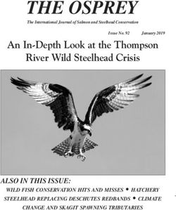 THE OSPREY - Wild Steelhead Coalition