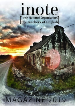 Inote - MAGAZINE 2019 - for Teachers of English