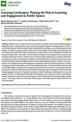 Learning Landscapes: Playing the Way to Learning and Engagement in Public Spaces - Kathy Hirsh-Pasek