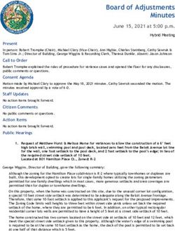 Board of Adjustments Minutes - June 15, 2021 at 5:00 p.m - City of Winter Park