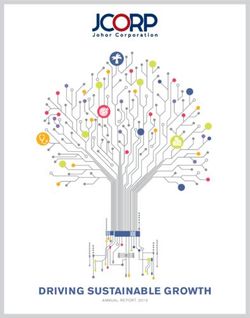 DRIVING SUSTAINABLE GROWTH - Johor Corporation