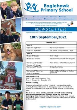 10th September,2021 - Eaglehawk Primary School