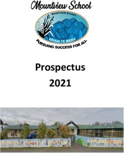 Prospectus 2021 - Mountview School