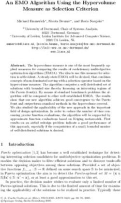 An EMO Algorithm Using the Hypervolume Measure as Selection Criterion