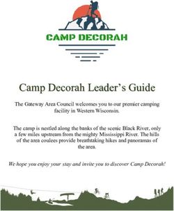 Camp Decorah Leader's Guide - Gateway Area Council