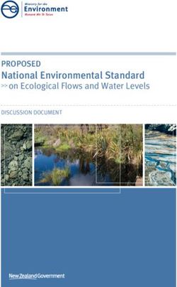National environmental standard - ProPosed Discussion Document - Environment Court