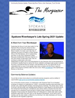 Spokane Riverkeeper's Late Spring 2021 Update